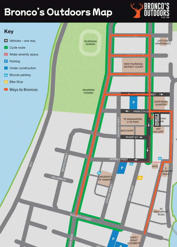 Broncos Map