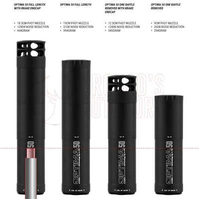 A-TEC Optima 50 Muzzle Brake End Cap