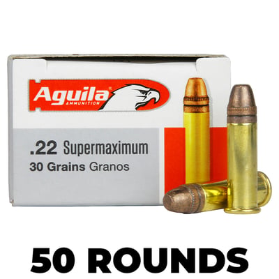 Aguila Super Max Hyper .22 LR 30gr 50 Rounds