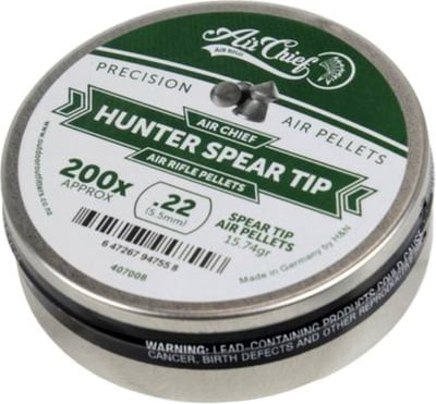Air Chief Hunter .22 15.74gr Pellets 200 Rounds