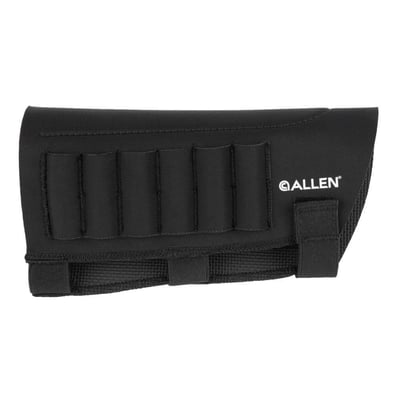 Allen Mesa Neoprene Buttstock Shell Holder .223 Rem - .300 Win Mag 6 Rounds