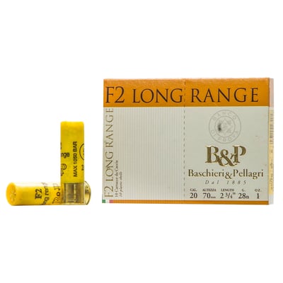 B&P F2 Long Range 20ga 2 3/4" 28gm