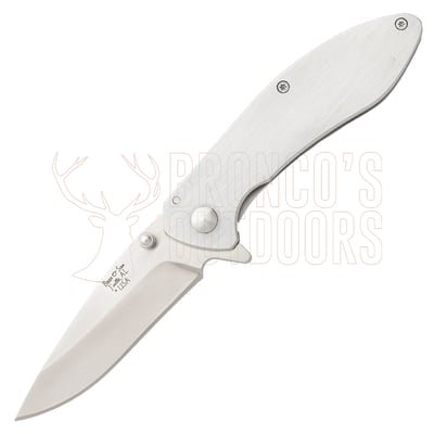 Bear & Son Cutlery 112 Frame Lock Folding Knife Stainless Steel 4" Closed