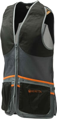 Beretta GT671 Full Mesh Sporting Vest Black Grey