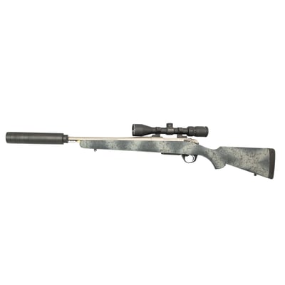 Bergara B14 Extreme Hunter Stainless Grey Cerakote .308 Win + Vortex Diamondback Riflescope 4-12x40mm BDC + DPT Modular MK2 Over Barrel Suppressor