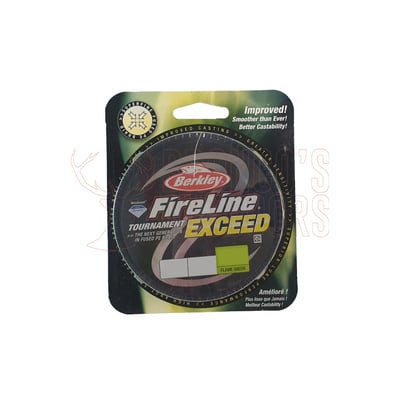 Berkley Fireline Exceed Braid Fishing Line 300m Flame Green