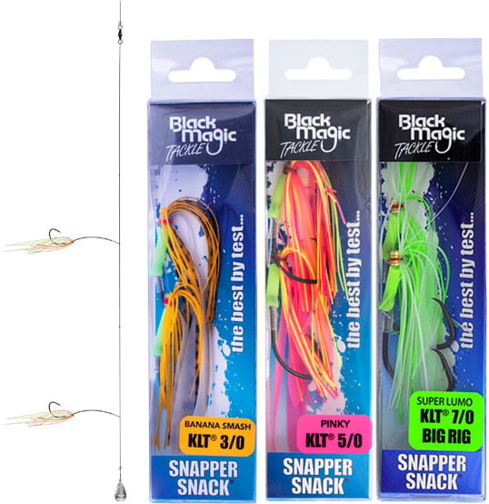 Black Magic Snapper Snack Flasher Rig