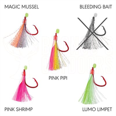 Black Magic Tarakihi Snatcher Fishing Rig 2 Hooks 3/0