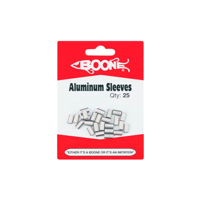 Boone Aluminium Crimp Sleeves 25 Pack