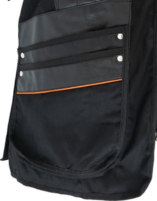 Bronco's Clay Target Shooting Vest Black&Orange