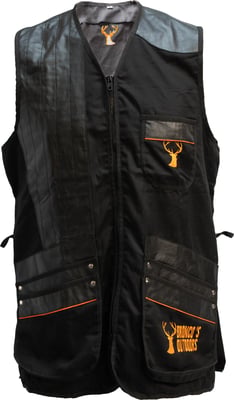 Bronco's Clay Target Shooting Vest Black&Orange