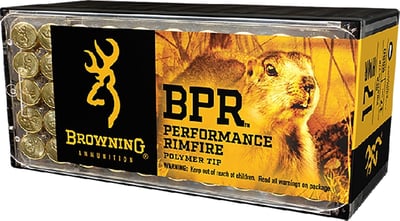 Browning BPR .17 HMR 17gr Polymer Tip 50 Rounds