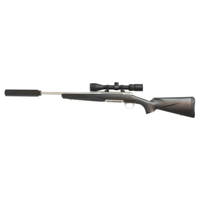 Browning X-Bolt Stainless 7mm-08 18" Threaded + Vortex Diamondback 4-12x40 BDC + DPT Suppressor