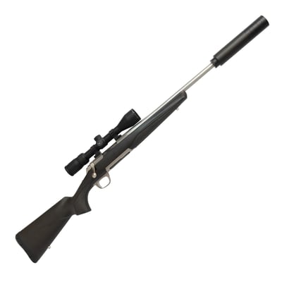 Browning X-Bolt Stainless 7mm-08 18" Threaded + Vortex Diamondback 4-12x40 BDC + DPT Suppressor