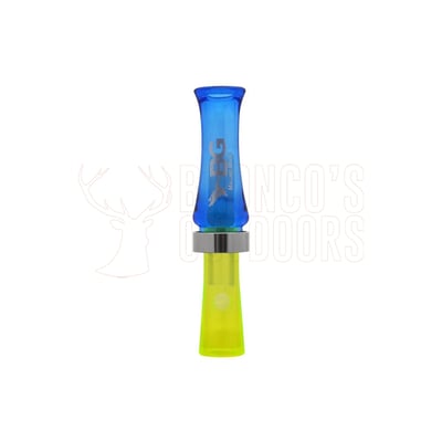 Buck Gardner Mallard Magic Double Reed Duck Call Blue/Fluro-Green