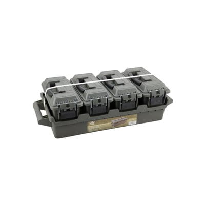 Buffalo River 4 Box .30 Cal Ammo Crate - Lockable OD Green