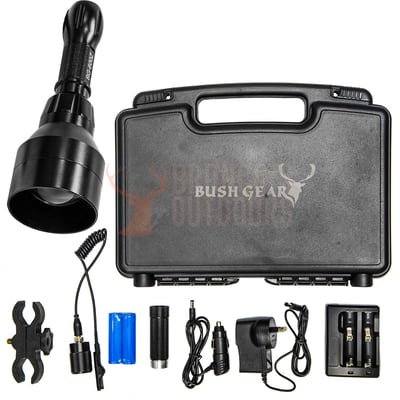 Bushgear BG-600Z Red LED Zoomable Flashlight Full Kit