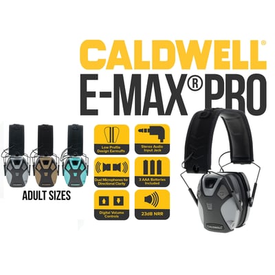 Caldwell E-Max Pro Electronic Hearing Protection