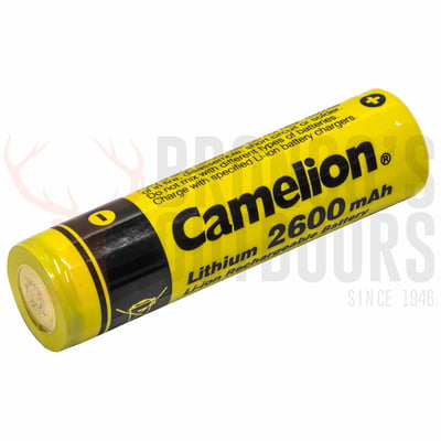 Camelion 18650 Rechargeable Lithium-Ion Battery 3.7V 2600mAh