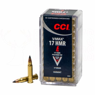 CCI .17 HMR 17gr V-Max 50 Rounds
