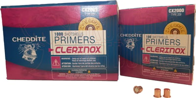 Cheddite 209 Shotgun Primers 100 Count