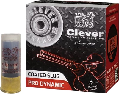 Clever Mirage Pro Dynamic 12ga 28gr Lead Slug 25 Rounds