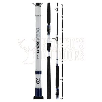 Daiwa Exceler Oceano 701XHB 7' 10-15kg Rod + Free Swimmer 10000 BR Reel + Free Nylon Line