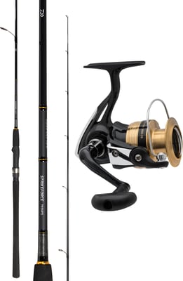 Daiwa Strikeforce Fishing Rod 8' 2 Piece 5-10kg + Daiwa Sweepfire Spinning Reel 5000