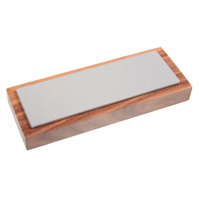 EZE-LAP Model 62 Diamond Sharpener Bench Stone Walnut Pedestal