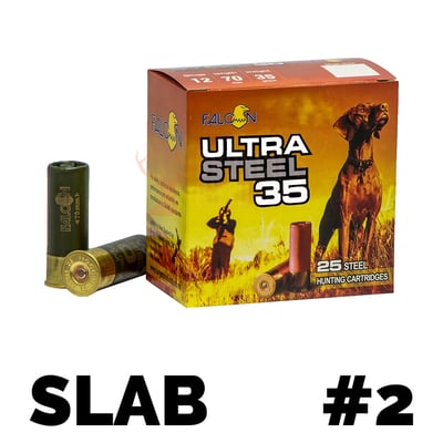 Falcon Ammunition Ultra Steel 12ga 2 3/4" 35gr #2 250 Rounds