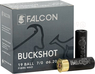Falcon Buckshot 12ga 2 3/4" 28gm 19 Ball