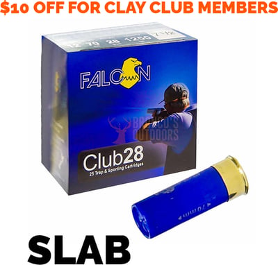 Falcon Club 12ga 2 3/4" 28gm #7 1/2 250 Rounds