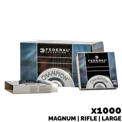 Federal Champion Large Magnum Rifle Primers 1000 Count