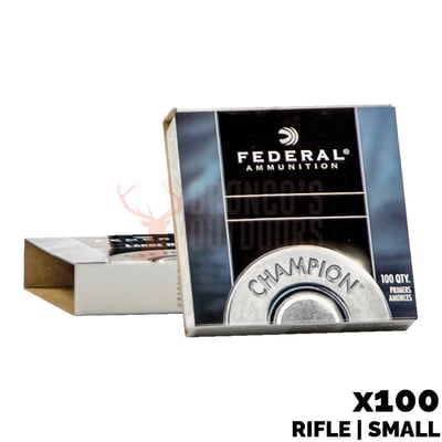 Federal Champion Small Rifle Primers 100 Count