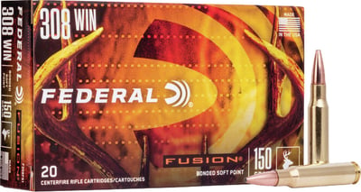 Federal Fusion .308 Win 150gr SP 20 Rounds