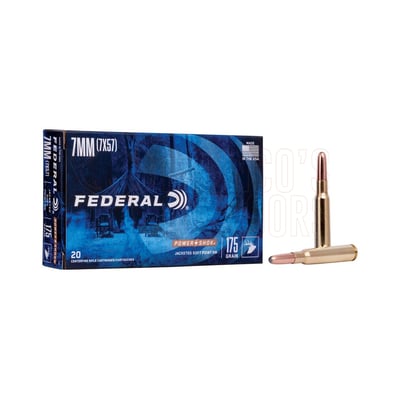 Federal Power-Shok 7x57 Mauser 175gr SP 20 Rounds