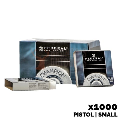 Federal Small Pistol Primers 1000 Count