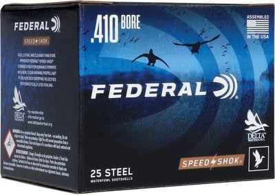 Federal Speed Shok Waterfowl .410 Bore 3" Steel 25 Rounds