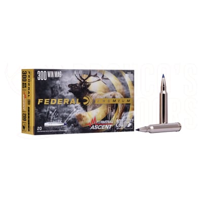 Federal Terminal Ascent .300 Win Mag 200gr Polymer Tip 20 Rounds