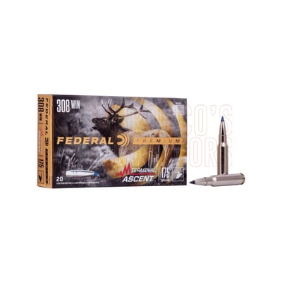Federal Terminal Ascent .308 Win 175gr 20 Rounds
