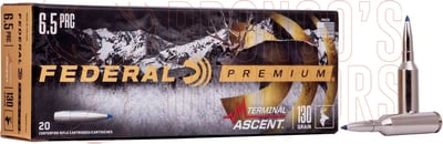 Federal Terminal Ascent 6.5 PRC 130gr Terminal Ascent 20 Rounds