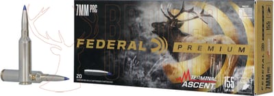 Federal Terminal Ascent 7mm PRC 155gr 20 Rounds