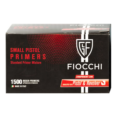 Fiocchi Small Pistol Primers 1500 Count