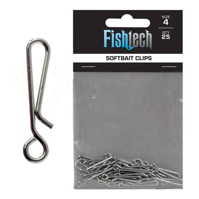 Fishtech Softbait Clips 25 Count