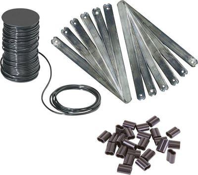 Flambeau Decoy Rigging Kit + 12 Pliable Lead Strap Weights + 100-Foot PVC Decoy Cord + 24 Crimps