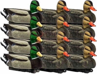 Game on Full Size Flocked Mallard Decoy 12-Pack