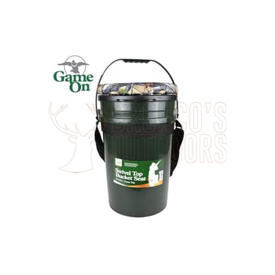 Game on Swivel Top Storage Bucket Seat 25L
