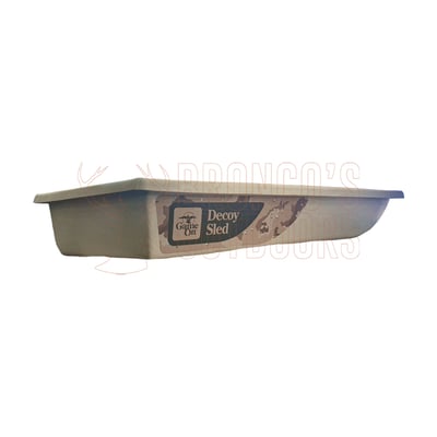 Game on Tan Decoy Sled with Rope