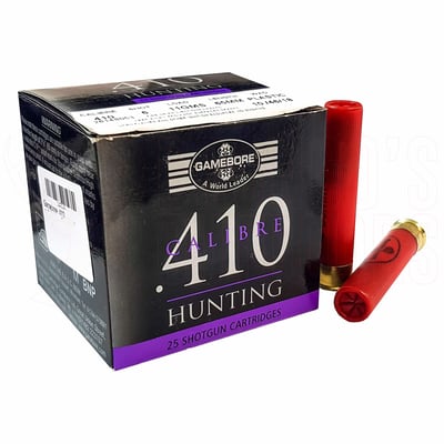 Gamebore Hunting .410 Bore 2 1/2" 11gr Lead Shot