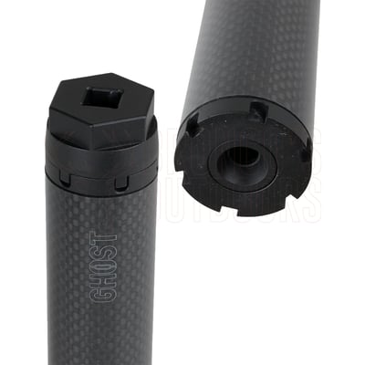 GHOST Silencers Rimfire Carbon Silencer 1/2x20 or 1/2x28